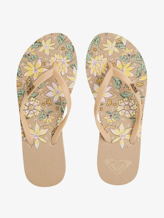Image of Sandals. Productname: Roxy - Womens Viva Stamp Ii Thongs - Garland - in Garland colour by brand - Roxy