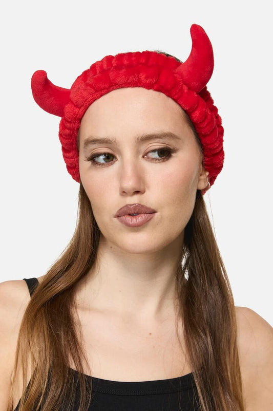Image of Others. Productname: Red Devil Horns Beautyband in Red colour by brand - Black Friday
