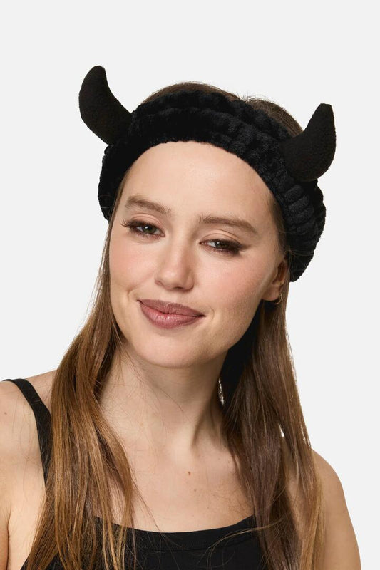 Image of Others. Productname: Black Devil Horns Beautyband in Black colour by brand - Black Friday