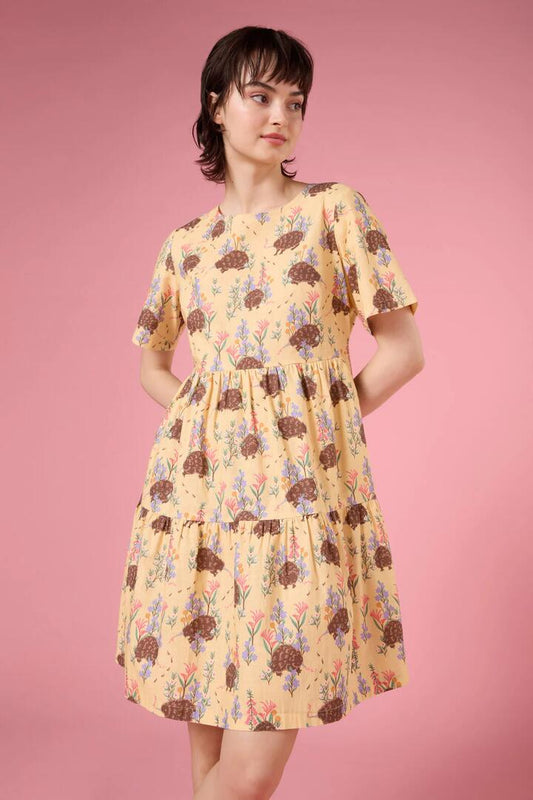 Image of Dresses. Productname: Echidna Smock Dress in Yellow colour by brand - Princess Highway