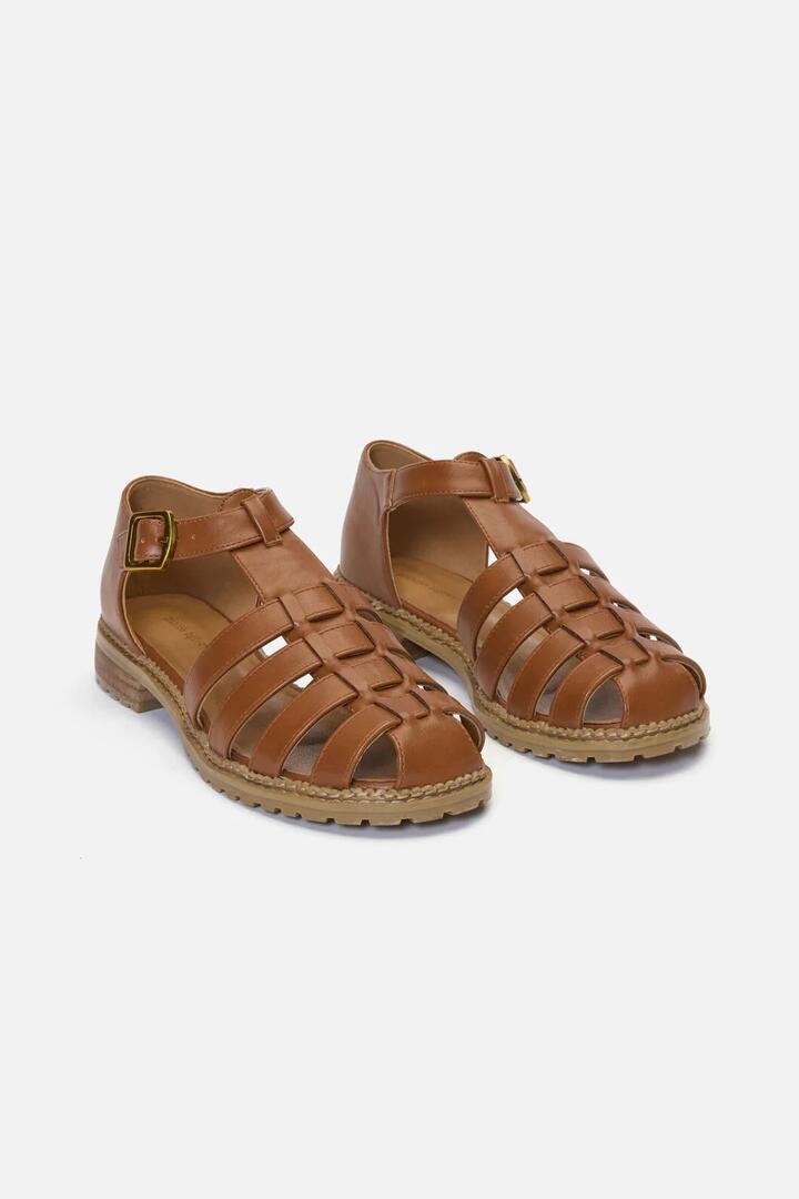 Image of Sandals. Productname: Tan Classic Sandal in Tan colour by brand - Princess Highway