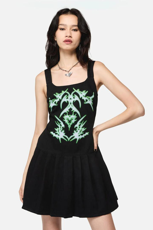Image of Dresses. Productname: Hazardous Print Dress in Black colour by brand - Black Friday