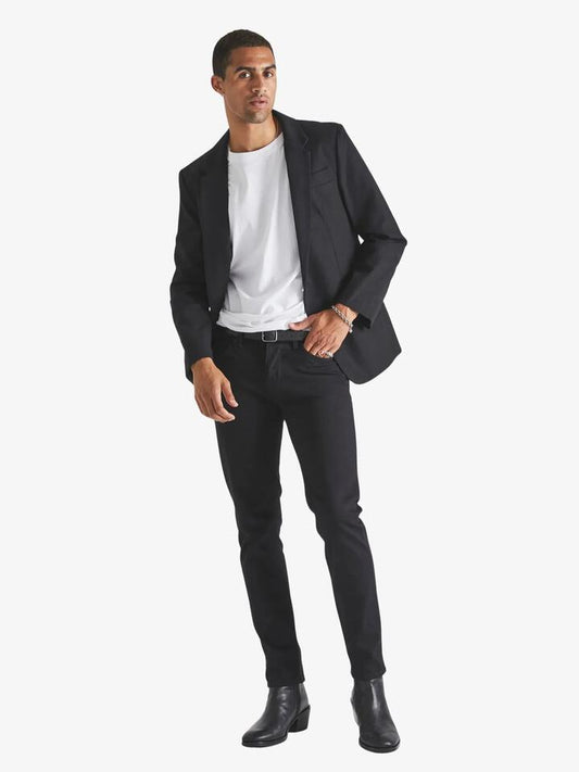 Image of a model wearing Denim. Productname: Neuw Lou Slim Jeans in Forever Black colour by brand - Neuw