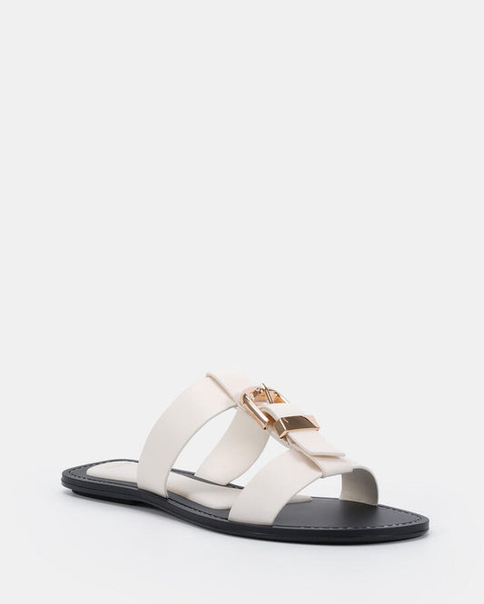 Image of Sandals. Productname: Saniyah: White - Women's Thongs in Multi colour by brand - Novo