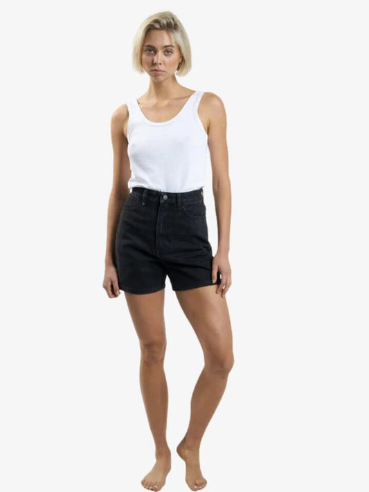 Image of a model wearing Shorts. Productname: Thrills Koko Short in DUSK colour by brand - Thrills