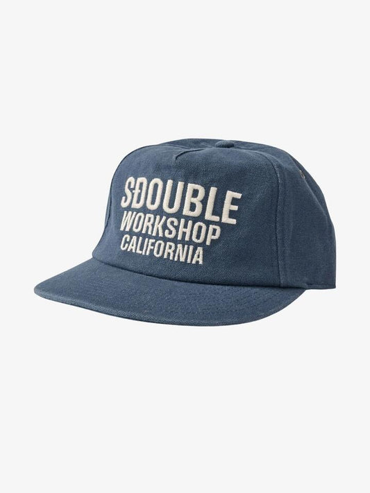Image of Hats. Productname: S-Double Block Ranger Canvas Strapback Cap ONE SIZE Light Navy in Light Navy colour by brand - S-Double