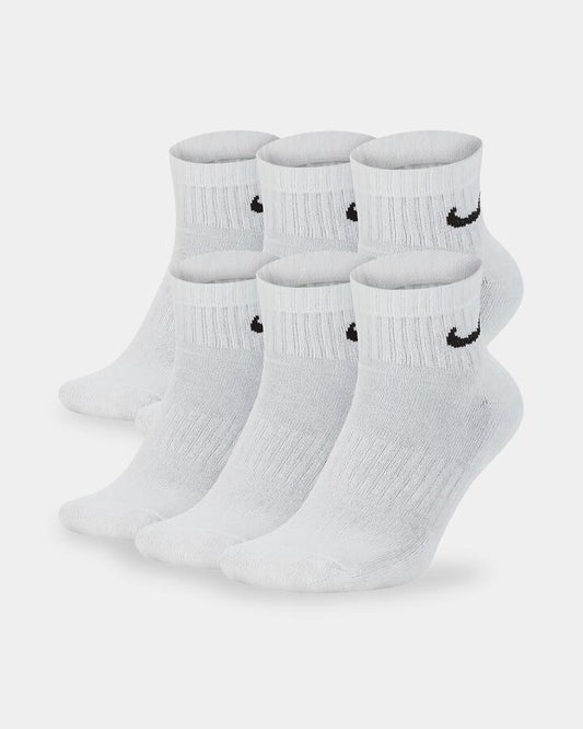 Image of Socks. Productname: nike Mens Everyday Cushioned Crew Socks White/Black - in White/Black colour by brand - Nike