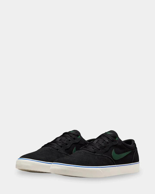 Image of Shoes. Product name - Nike Sb Chron 2 Skate Shoes Black/Fir-Sail-Racer in Black/Fir-Sail-Racer colour by brand - Nike
