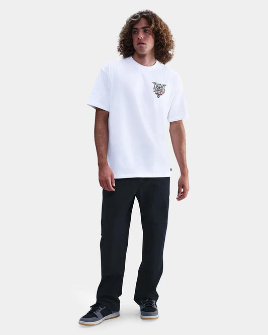 Image of T-Shirts. Product name - Nike Mens Sb Max90 Skate T-Shirt White in White colour by brand - Nike