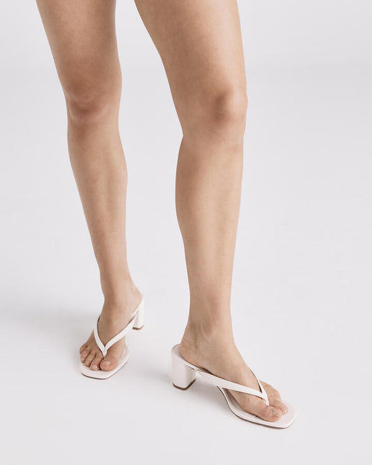 Image of Heels. Productname: Neave: White - Women's Strappy - High Heel in Multi colour by brand - Novo