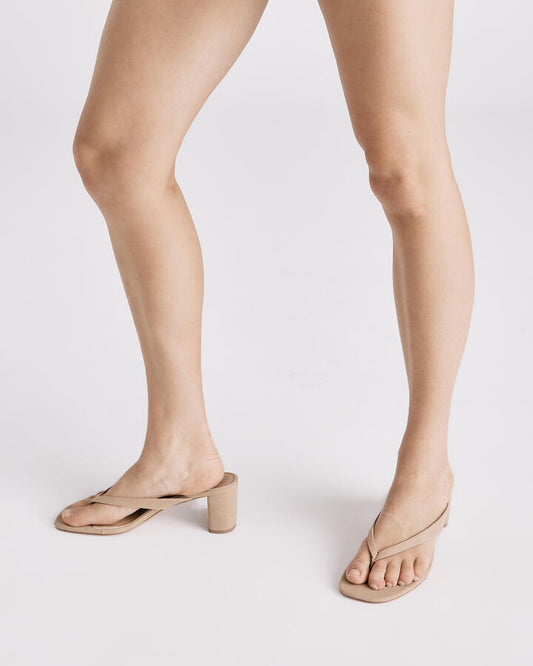 Image of Heels. Productname: Neave: Biscoff Nubuck - Women's Strappy - High Heel in Biscoff Nubuck colour by brand - Novo