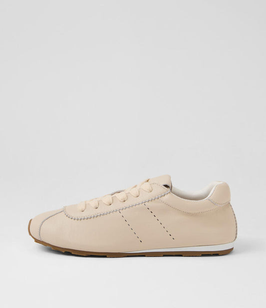 Image of Sneakers. Productname: Mousi Cream Leather Sneakers in CREAM colour by brand - MOLLINI