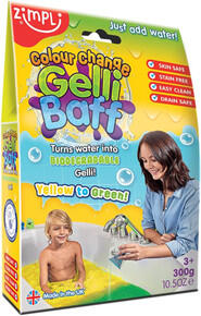 Image of Toys. Product name - Gelli Baff Colour Change Yellow to Green in colour by brand - Toymate