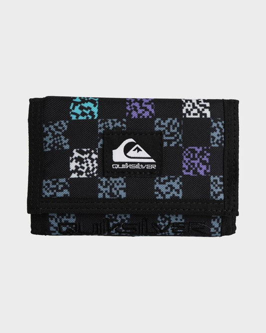 Image of Wallets & Money Clips. Productname: Quiksilver - Mens The Everydaily Tri Fold Wallet - Aqua/Black - in Aqua/Black colour by brand - Quiksilver