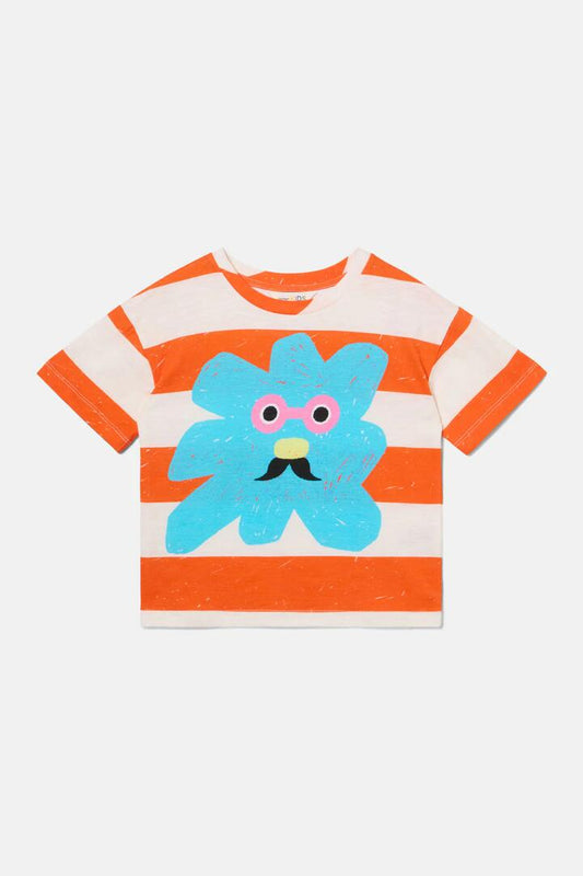 Image of a model wearing Tops. Productname: Birthday Guy Kids SS Tee in Multi colour by brand - Gorman