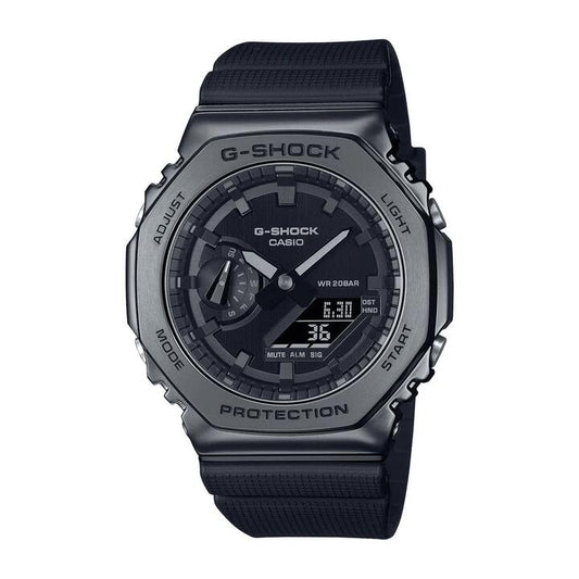 Image of Watches. Productname: Casio G-Shock Men's Grey and Black Watch GM-2100BB-1A in Watch colour by brand - Casio