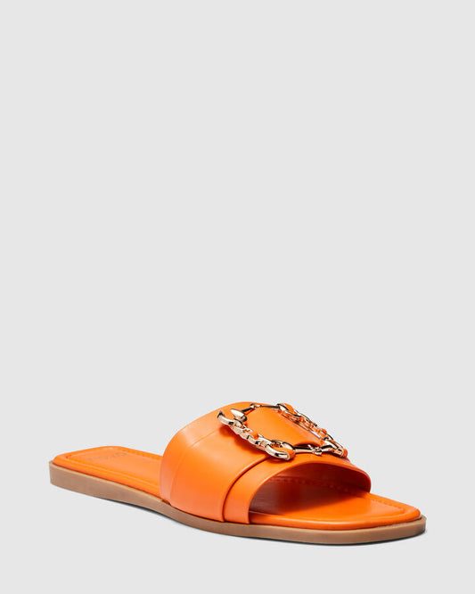 Image of Sandals. Productname: Seany: Papaya - Women's Thongs in Orange colour by brand - Novo