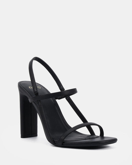 Image of Heels. Productname: Mckinley: Black - Women's Strappy - High Heel in Black colour by brand - Novo