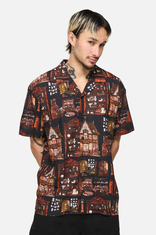 Image of Shirts. Product name - Covenstead Short Sleeve Shirt in Multi colour by brand - Black Friday