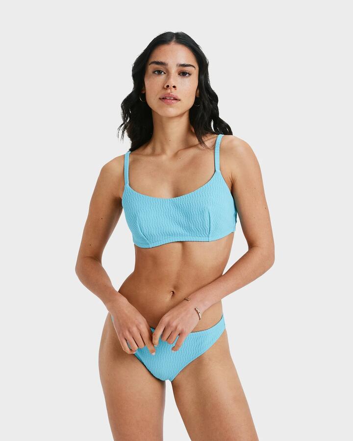 Image of Swimwear. Product name - Roxy Womens Lagos Dd Bikini Top Coastal Shade in Coastal Shade colour by brand - Roxy