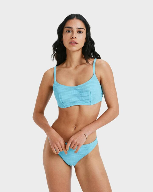Image of Swimwear. Product name - Roxy Womens Lagos Dd Bikini Top Coastal Shade in Coastal Shade colour by brand - Roxy