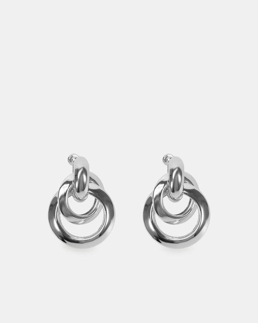 Image of Earrings. Productname: Earring - Daniela: Silver - Women's Earrings in Multi colour by brand - Novo