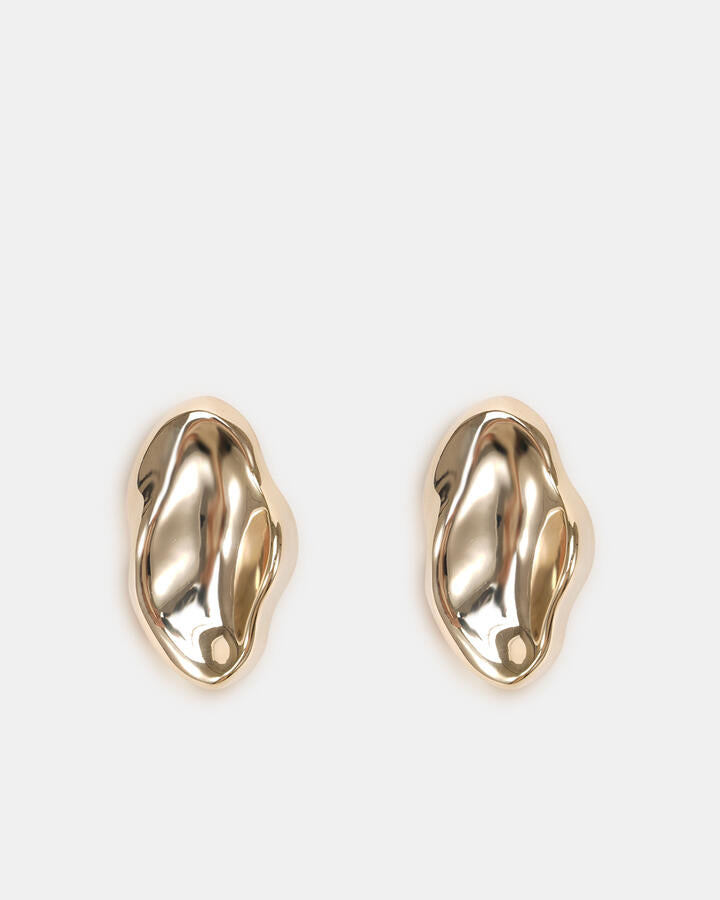 Image of Earrings. Product name - Earring Manon Metallic in Metallic colour by brand - Novo