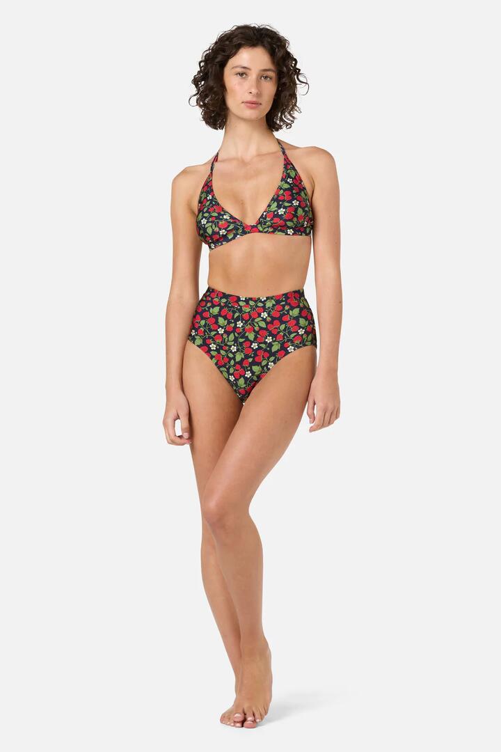 Image of Swimwear. Productname: Rasberry Bikini Bottom in Navy colour by brand - Princess Highway