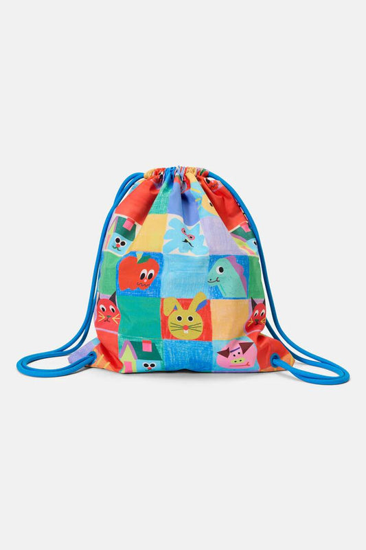Image of Swimwear. Productname: Check Mate Kids Swim Bag in Multi colour by brand - Gorman