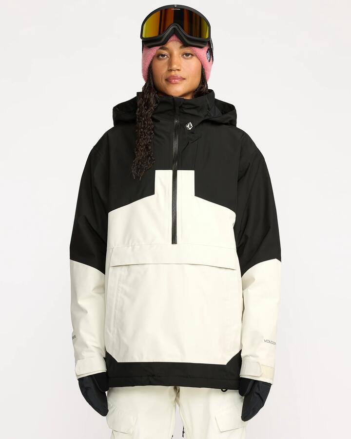 Image of Coats & Jackets. Product name - Volcom Womens Fern Gore-Tex Snow Jacket Bone in Bone colour by brand - Volcom