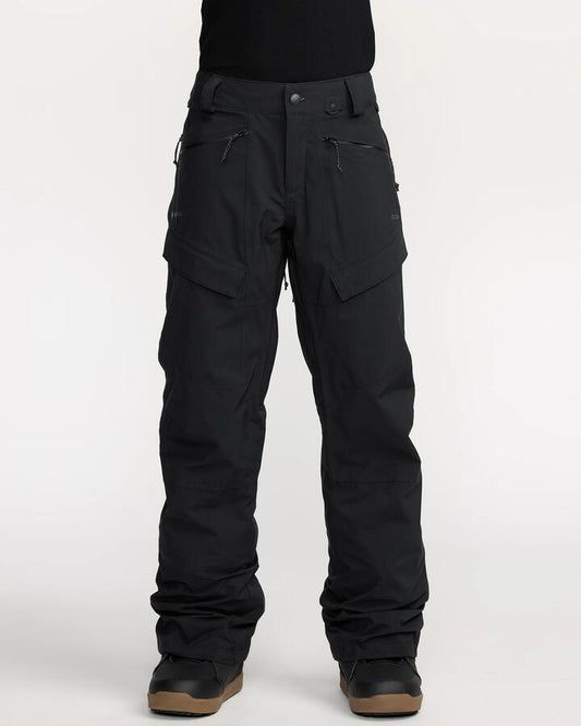 Image of a model wearing Pants. Productname: Volcom Womens V.Co At Stretch Gore-Tex Pant Black - in Black colour by brand - Volcom