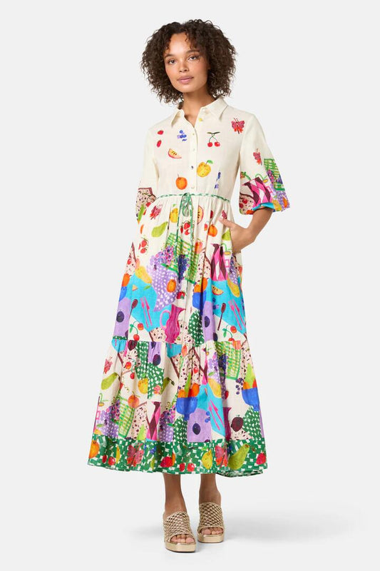 Image of Dresses. Productname: Fruit Party Print Shirt Dress in Print colour by brand - Gorman