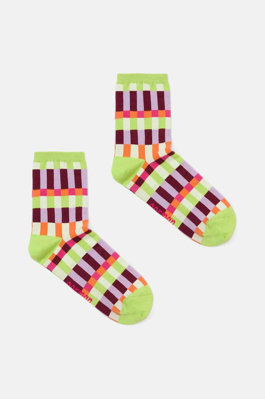 Image of Socks. Productname: Holiday Stripe Crew S Sock in Multi colour by brand - Gorman