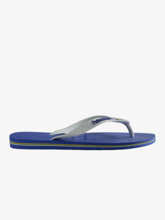 Image of Others. Productname: Havaianas Unisex Brazil Logo Flip Flops in Marine Blue colour by brand - Havaianas