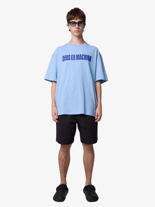 Image of Sneakers. Productname: Deus Home Run Derby Tee in Powder Blue colour by brand - Deus