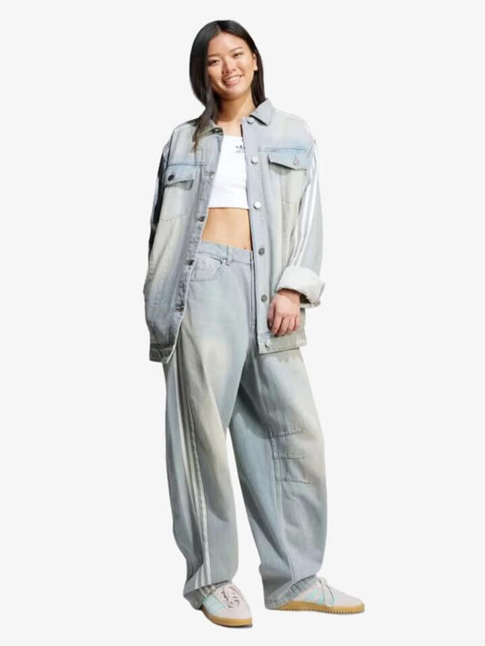 Image of Jeans. Productname: Adidas Banana Fitted Denim Pants in Light Denim colour by brand - Adidas