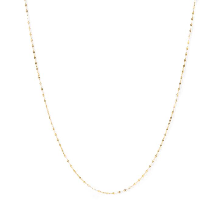 Image of Jewelry. Productname: 45cm Mirror Chain in 9kt Yellow Gold in Gold colour by brand - Bevilles