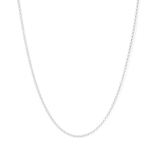 Image of Jewelry. Productname: 45cm Round Belcher Chain in Sterling Silver in Silver colour by brand - Bevilles