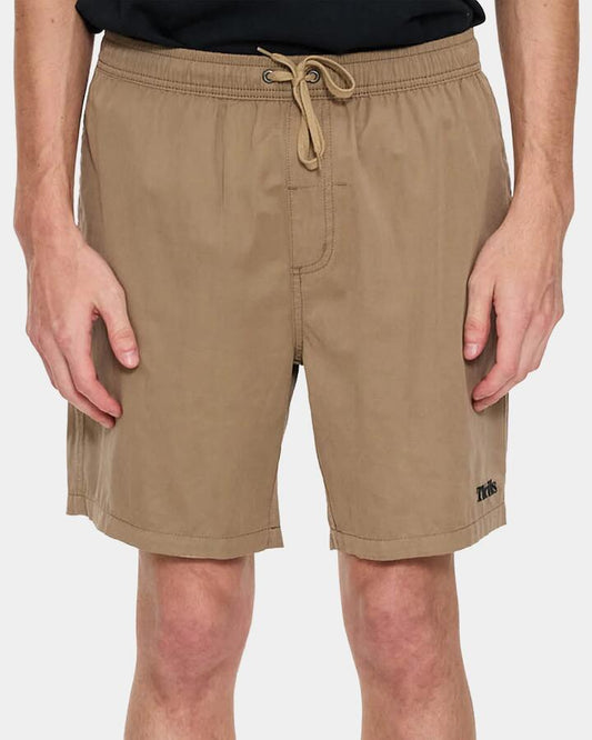 Image of Accessories. Productname: thrills - Mens Thrills Forever Volley Walkshorts - Sand - in Sand colour by brand - thrills