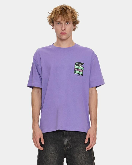 Image of T-Shirts. Product name - Worship Mens Surprise T-Shirt Posty Purple in Posty Purple colour by brand - Worship