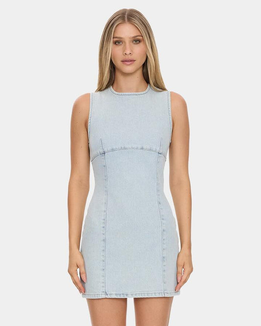 Image of Dresses. Productname: thrills - Womens Night Shift Mini Dress - Serenity Blue - in Serenity Blue colour by brand - thrills