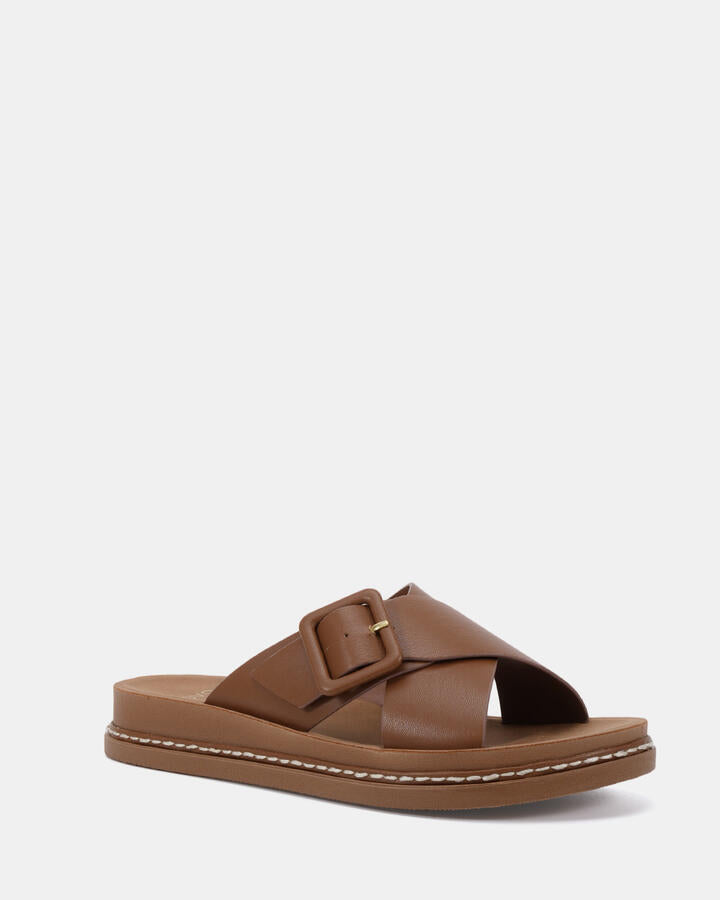 Image of Sandals. Productname: Steton: Tan - Women's Thongs in Tan colour by brand - Novo