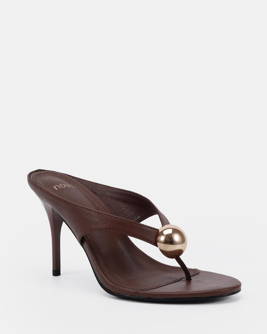 Image of Heels. Productname: Zabella: Milk Chocolate - Women's High Fashion in Midnight colour by brand - Novo