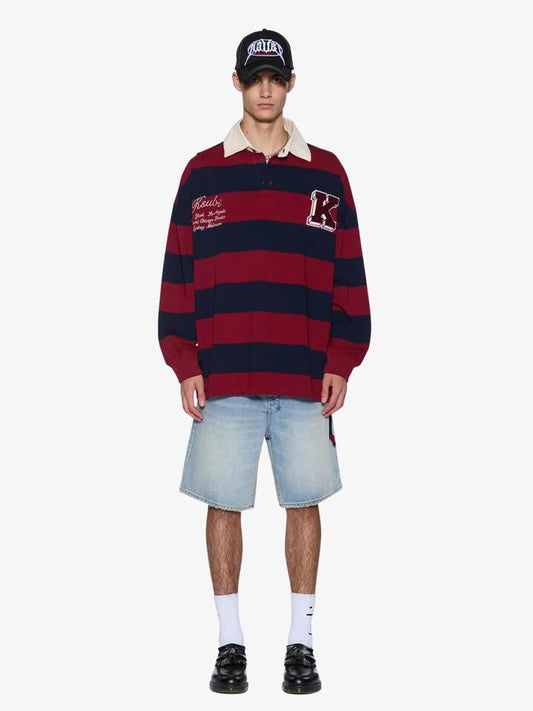 Image of a model wearing Shorts. Productname: Ksubi Anti Short in Scatter Blue colour by brand - Ksubi