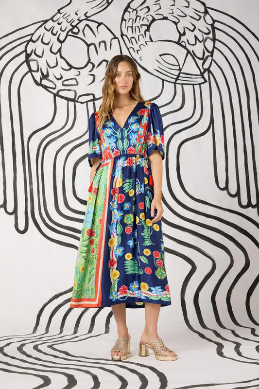 Image of Accessories. Productname: Botanica Print Scarf Dress in Print colour by brand - Gorman