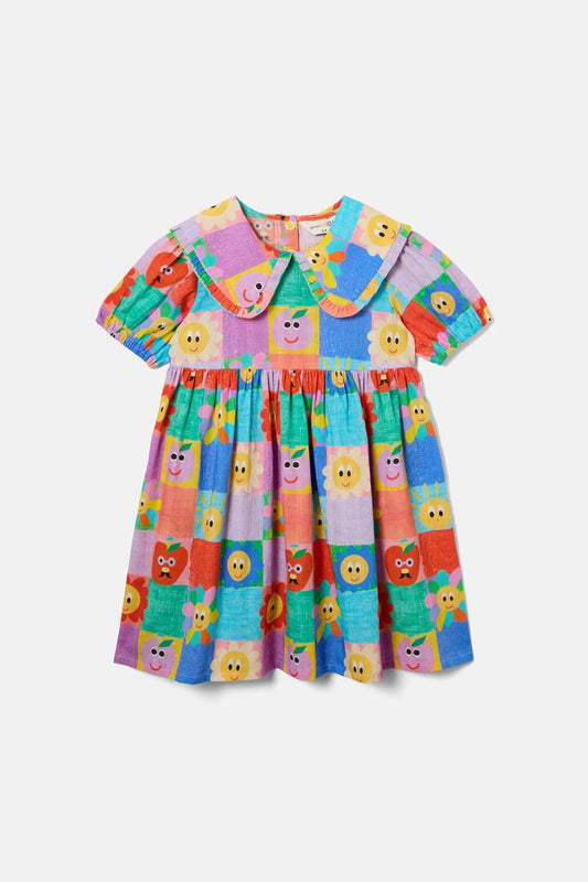 Image of Dresses. Product name - Sunny Girl Kids Dress in Multi colour by brand - Gorman
