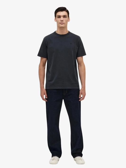 Image of a model wearing Tops. Productname: Neuw Cave Tee in Black colour by brand - Neuw