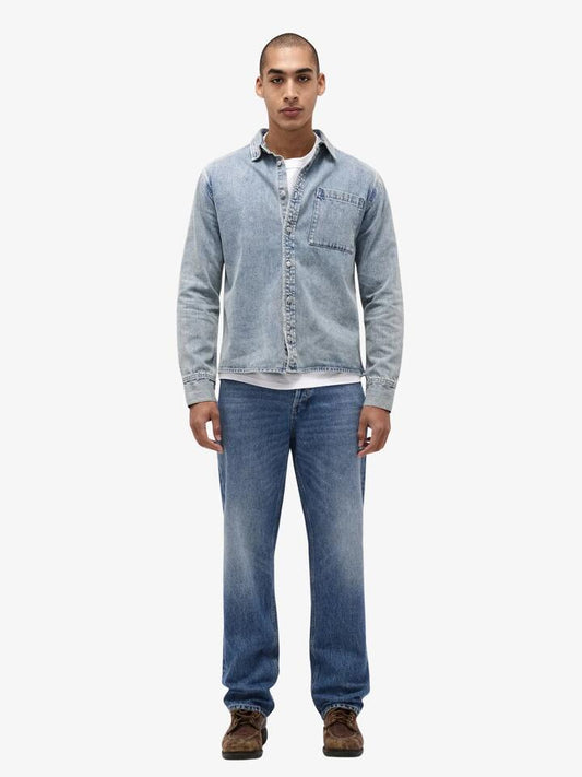 Image of Jeans. Productname: Neuw Liam Relaxed Nimes Jeans in Mid Indigo colour by brand - Neuw