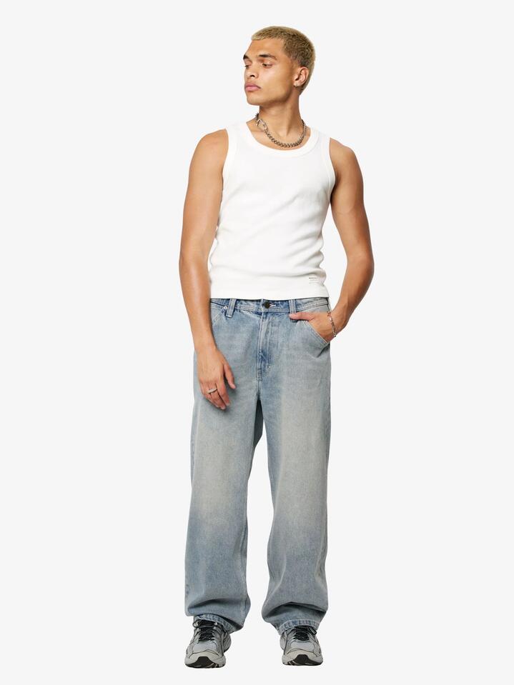 Image of Jeans. Productname: Abrand A5 Baggy Harris Jeans in Harris Denim colour by brand - Abrand