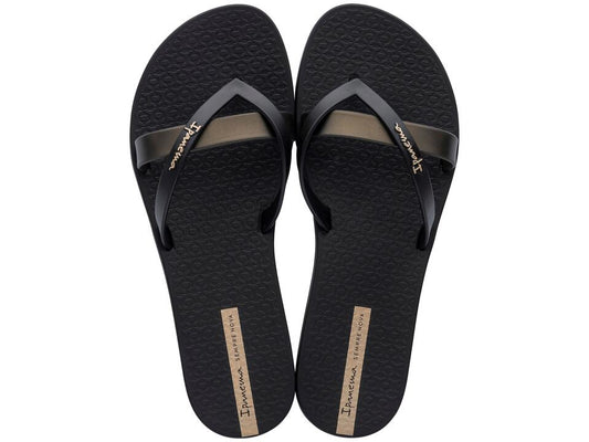 Image of Sandals. Productname: Kirei Basics: Black/gold - Women's Ipanema in Black/Gold colour by brand - Ipanema